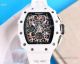 Super Clone Richard Mille RM11-03 Le Mans Classic 7750 White Ceramic Watches (4)_th.jpg